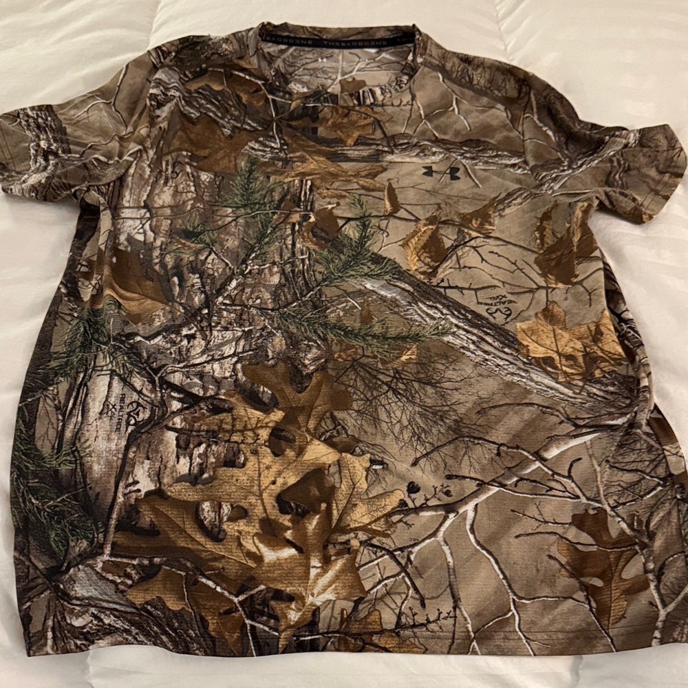 Under Armour Men's Woodland Camo Tee